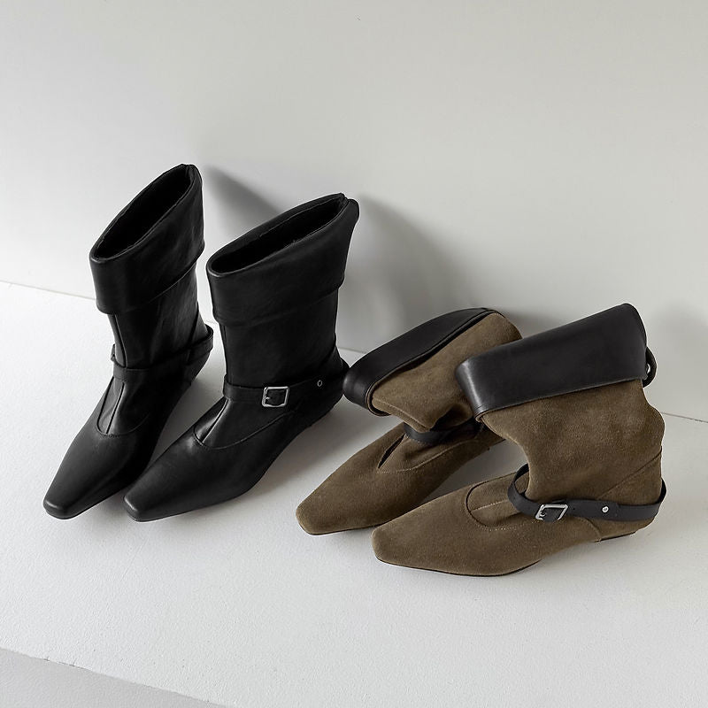 Queli Genuine Suede Boots