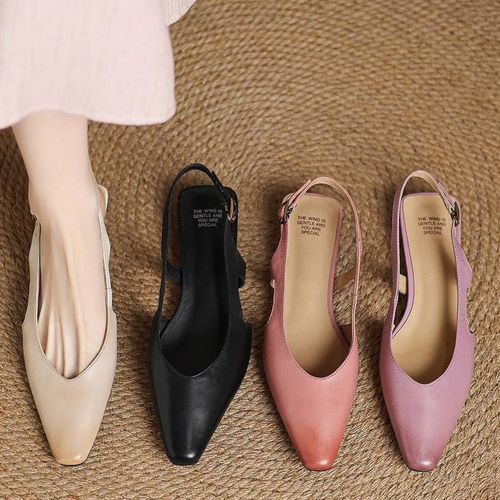 Athena Genuine Leather Slingbacks — photo 10