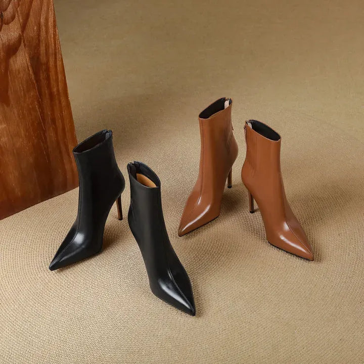 Elena Genuine Leather Boots — photo 10