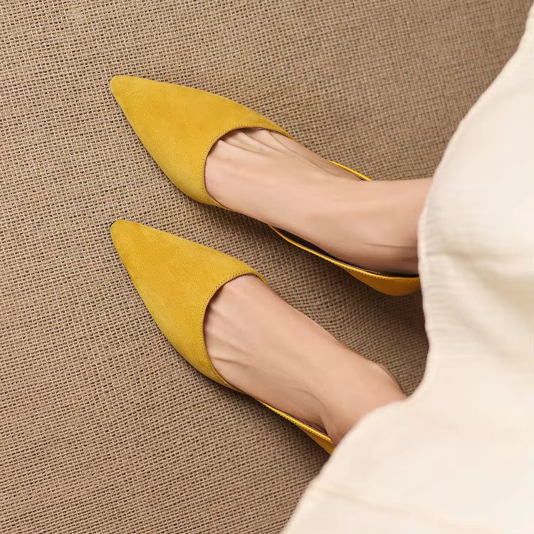 Constance Sheep Suede Pumps — photo 28