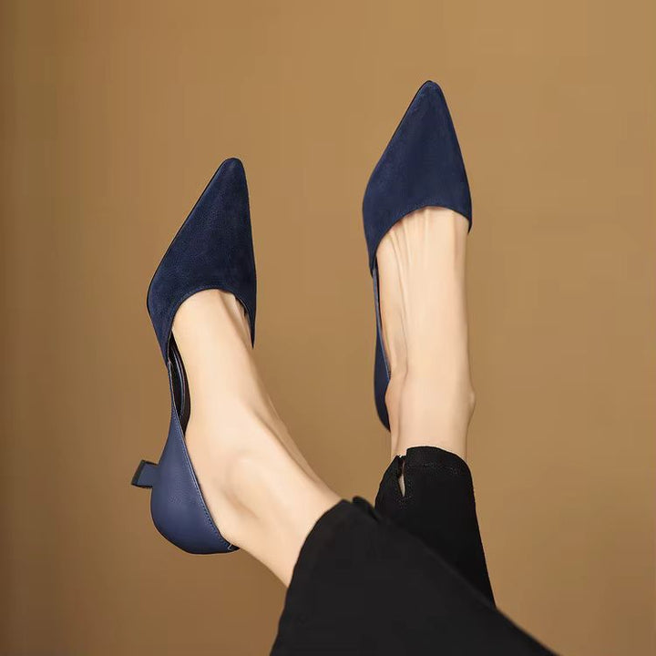 Constance Sheep Suede Pumps — photo 17