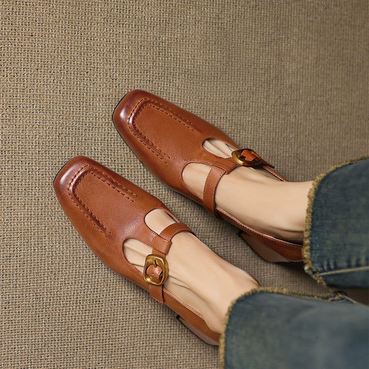 Morgan Genuine Leather Heels — photo 3