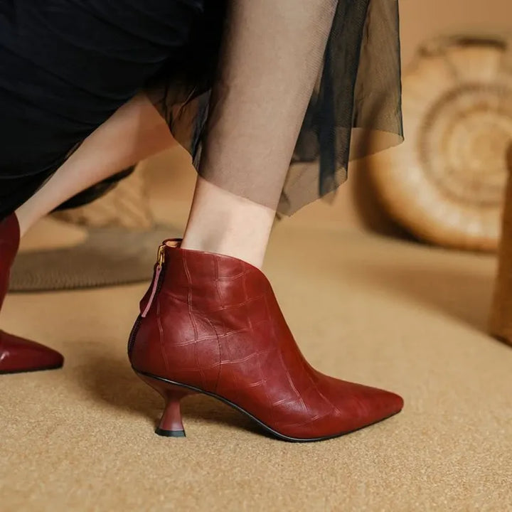 Annika Genuine Leather Boots — photo 3