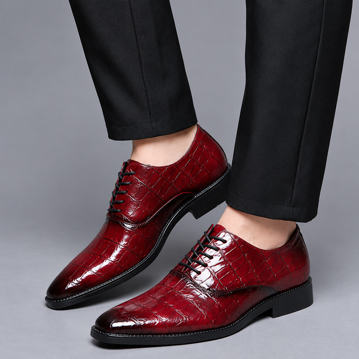 Rovian Lace-Up Leather Oxford Shoes