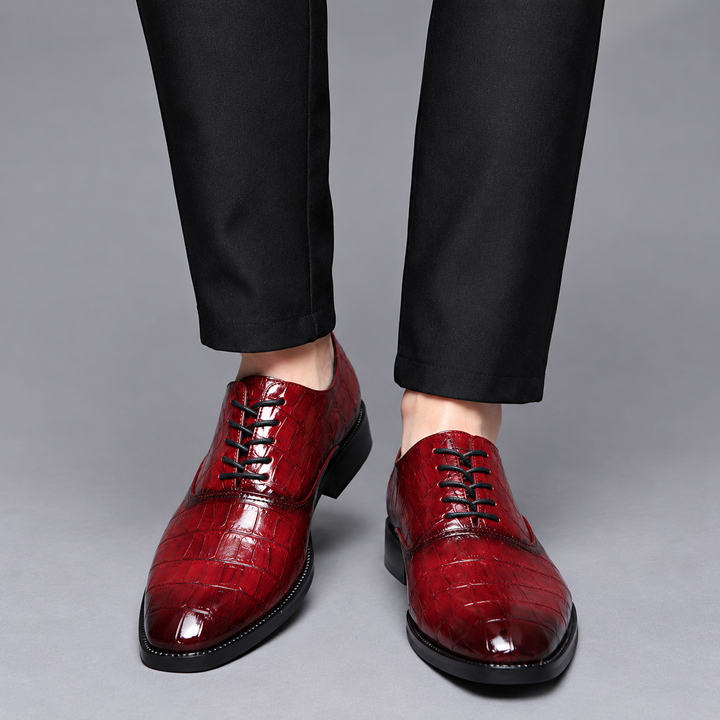 Rovian Lace-Up Leather Oxford Shoes