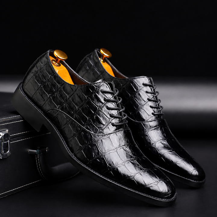Rovian Lace-Up Leather Oxford Shoes