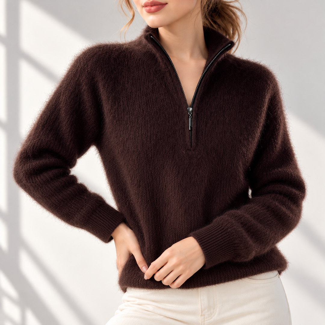 Scarlett Mink Cashmere Sweater