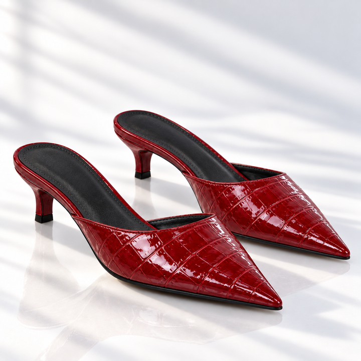 Mabel Leather Mules