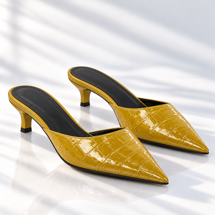 Mabel Leather Mules