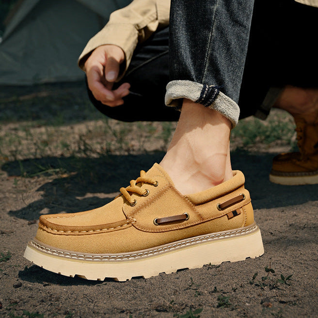 Harbor Genuine Leather Lace-up Shoes