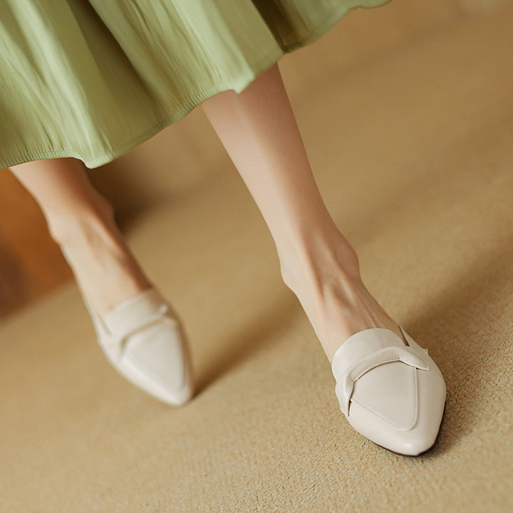 Erlen Genuine Leather Mules