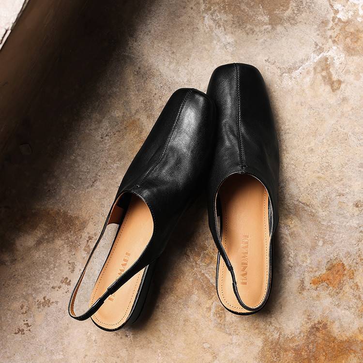 Svella Genuine Leather Slingbacks