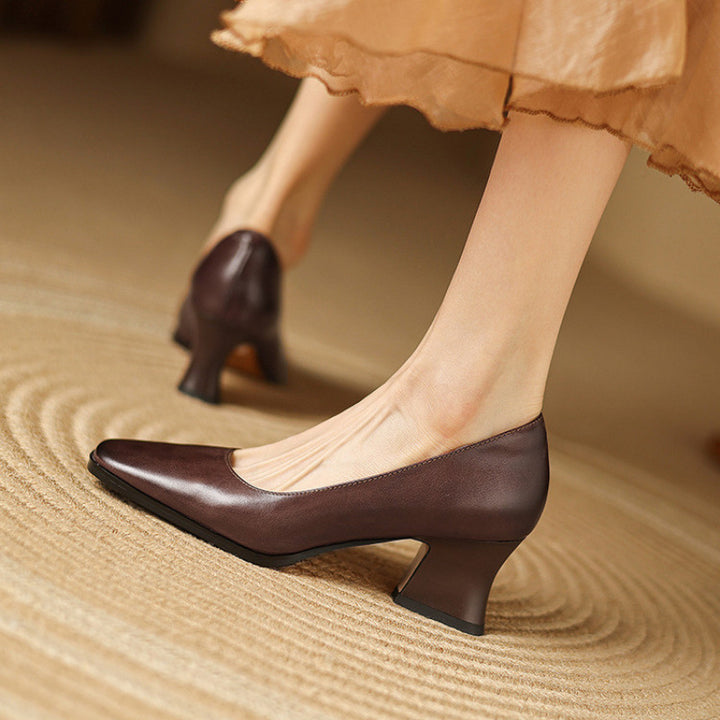 Arlix Genuine Leather Heels