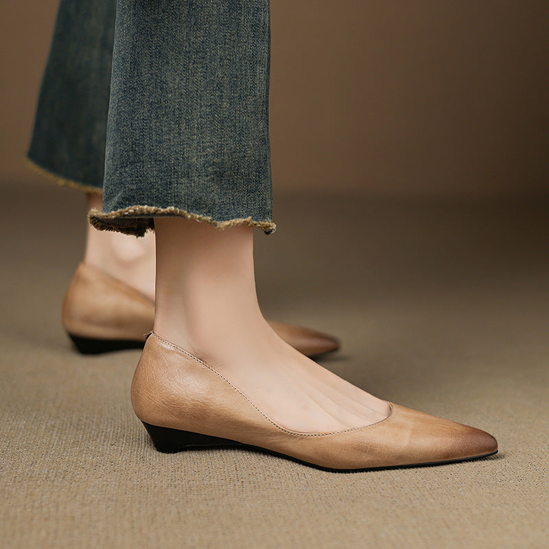 Irella Genuine Leather Flats