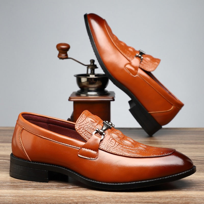 Rovian Polished Leather Bit Loafers