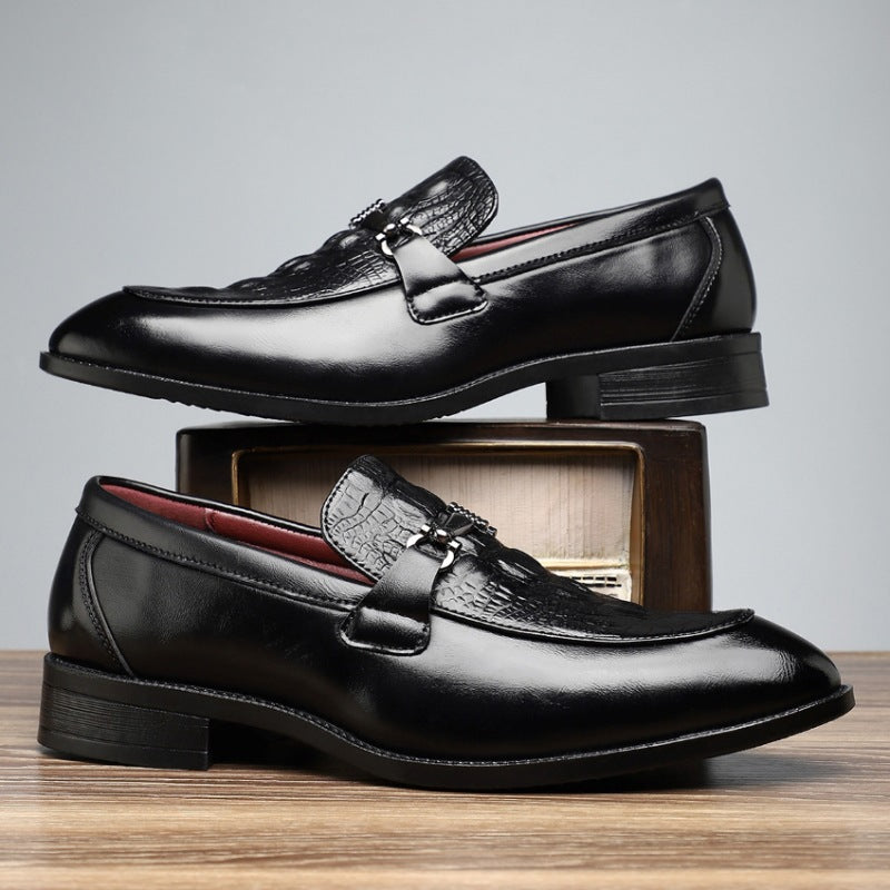 Rovian Polished Leather Bit Loafers