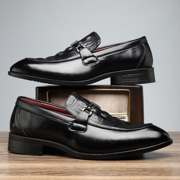 Rovian Polished Leather Bit Loafers