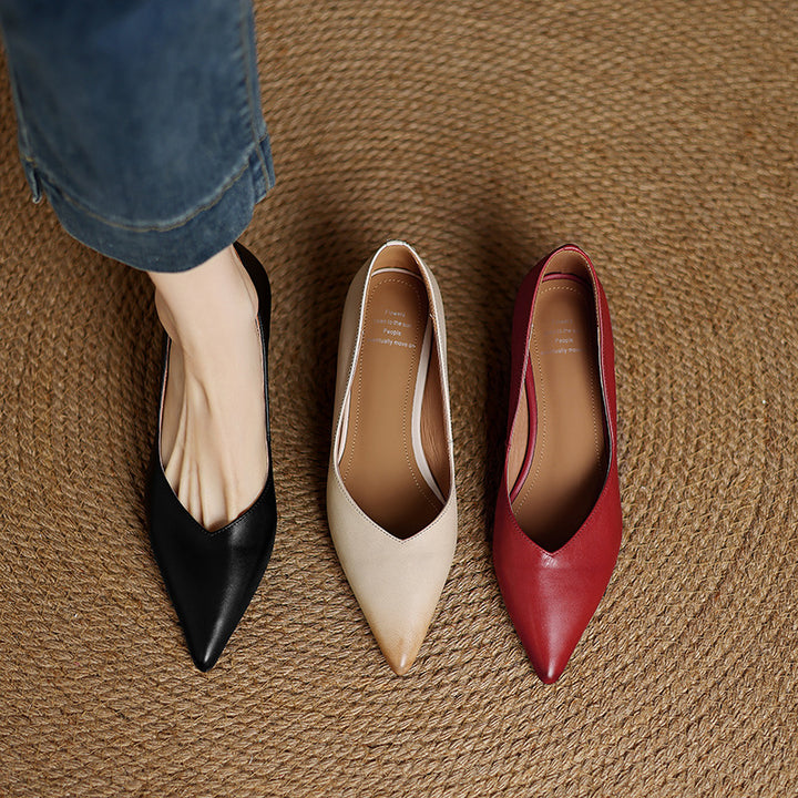 Elan Genuine Leather Heels