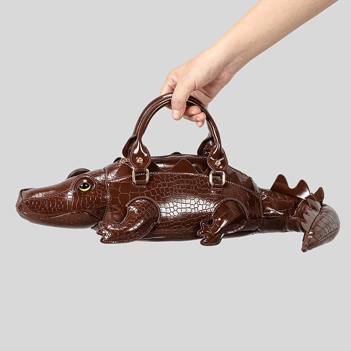 Rexa Crocodile Leather Bag