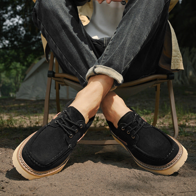 Harbor Genuine Leather Lace-up Shoes