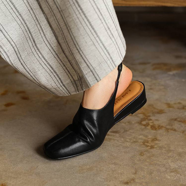 Svella Genuine Leather Slingbacks