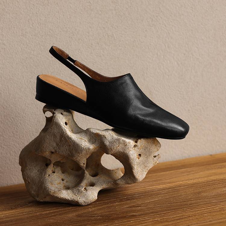 Svella Genuine Leather Slingbacks