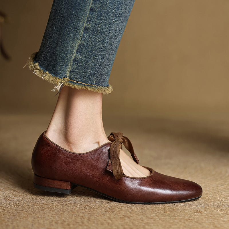 Elona Genuine Leather Shoes