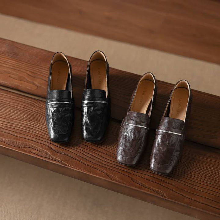 Zale Genuine Leather Heel