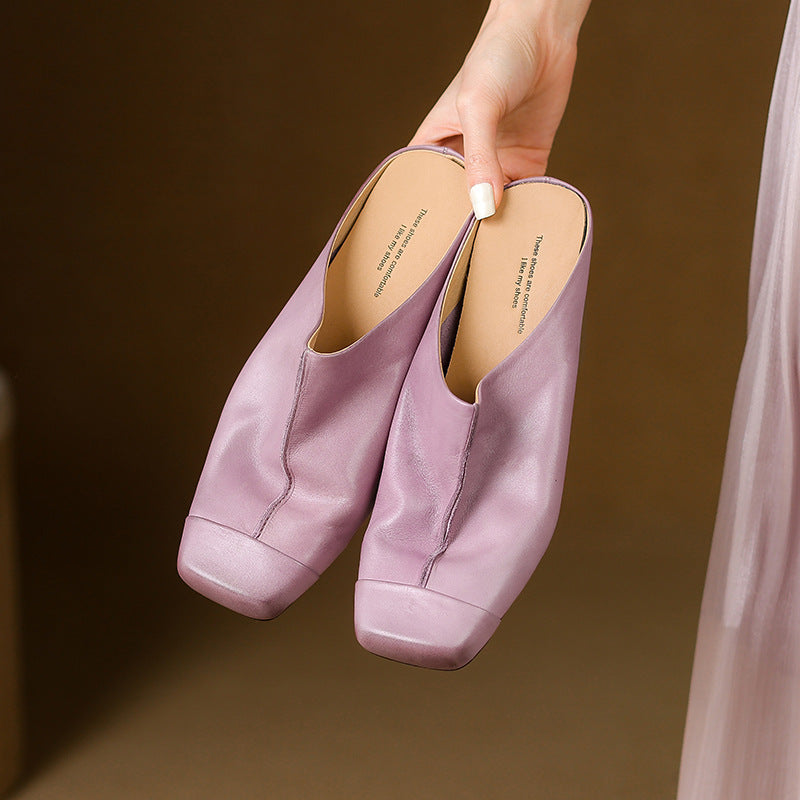 Priya Genuine Leather Mules