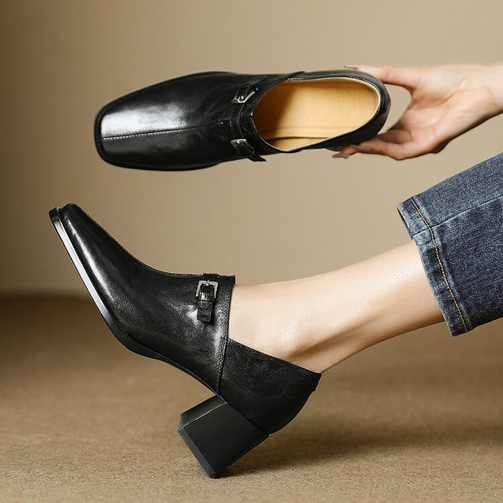 Ekra Genuine Leather Heels