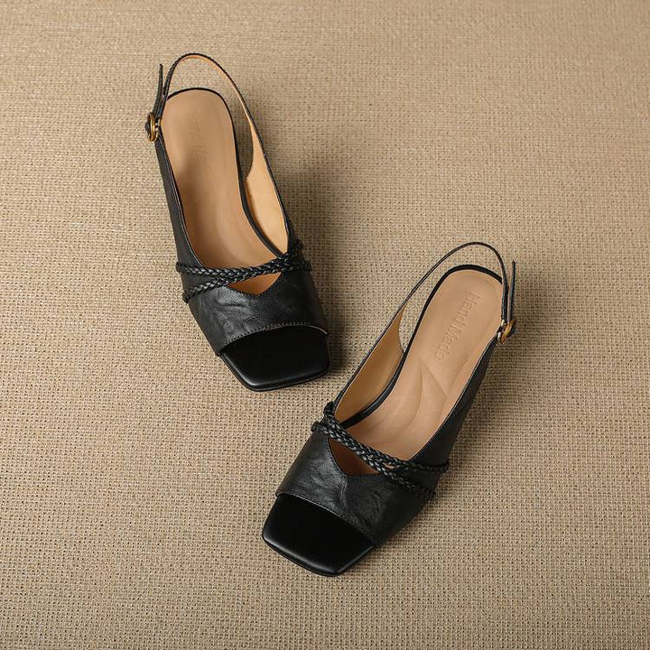 Emilia Genuine Leather Slingback Sandals