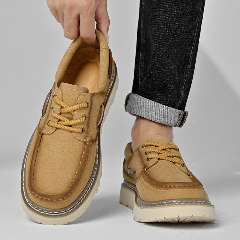 Harbor Genuine Leather Lace-up Shoes