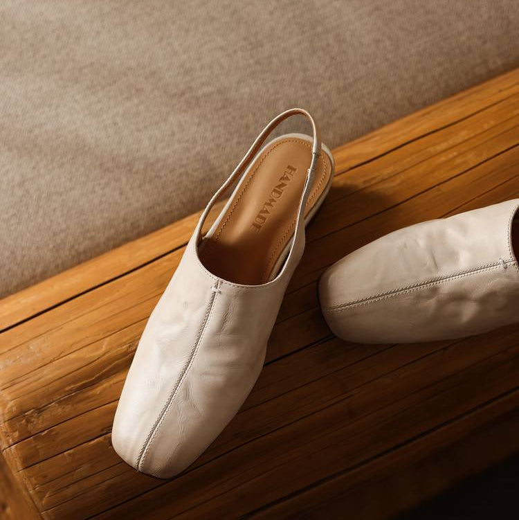 Svella Genuine Leather Slingbacks