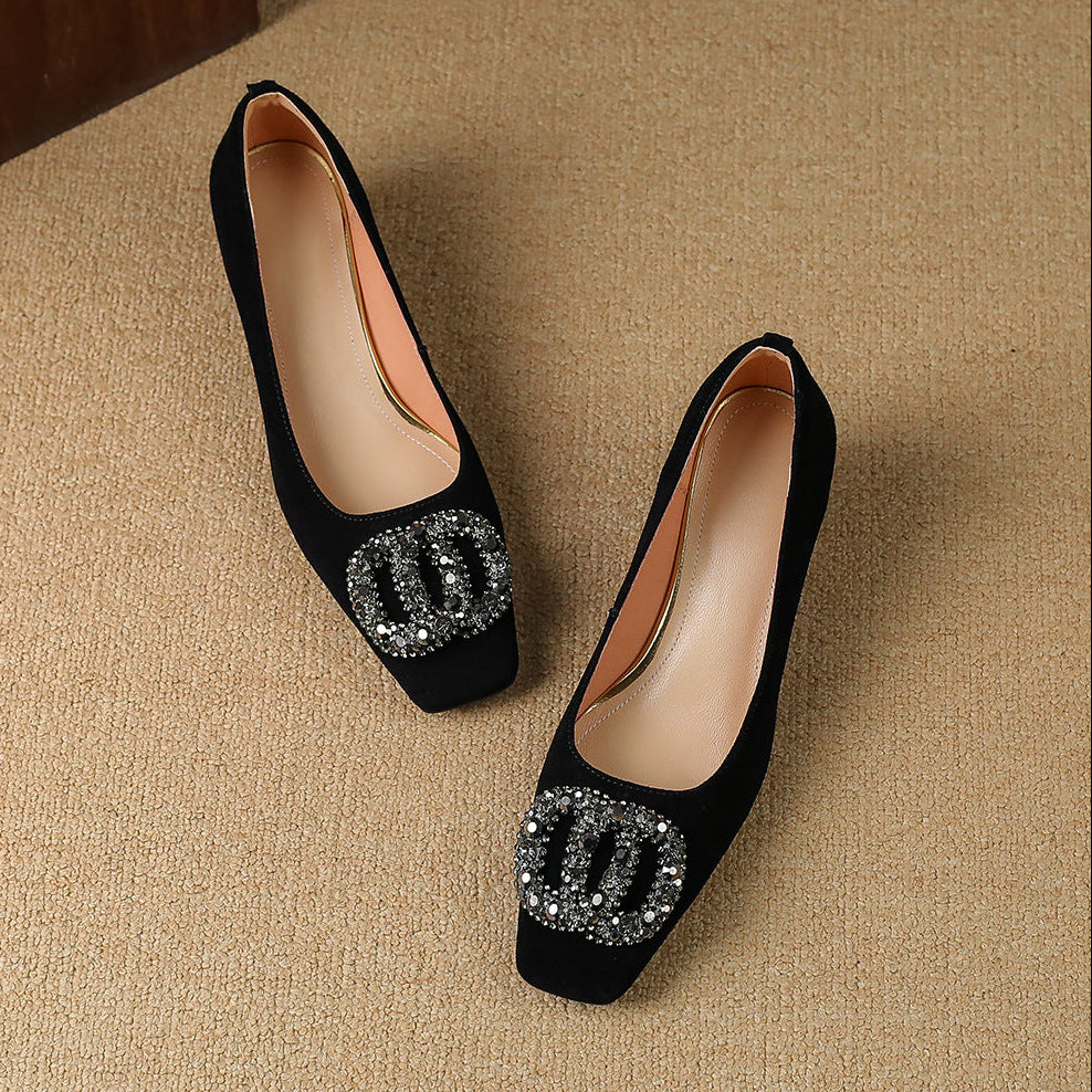 Lexa Genuine Suede Heels