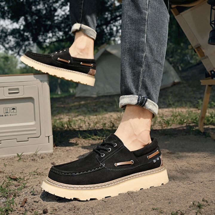 Harbor Genuine Leather Lace-up Shoes