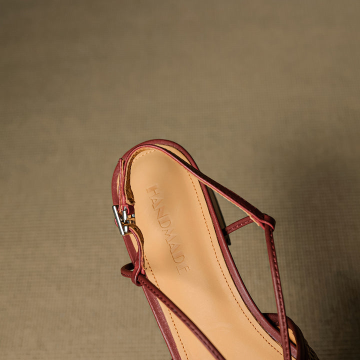 Opal Genuine Leather Slingbacks