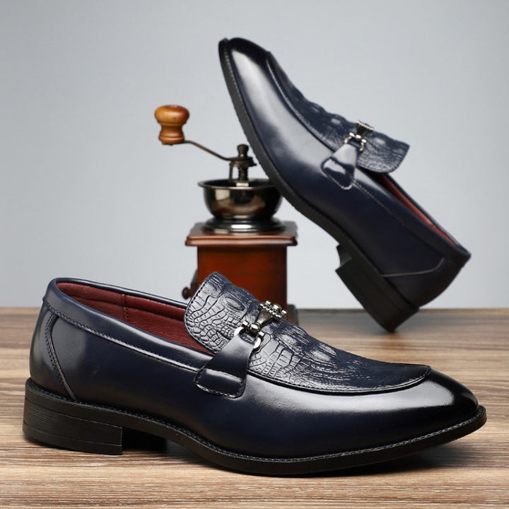 Rovian Polished Leather Bit Loafers