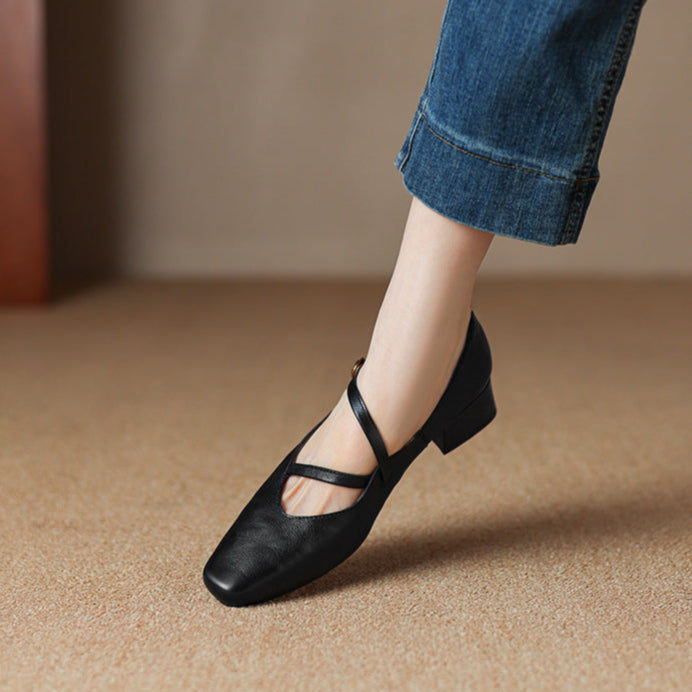 Evra Genuine Leather Heels