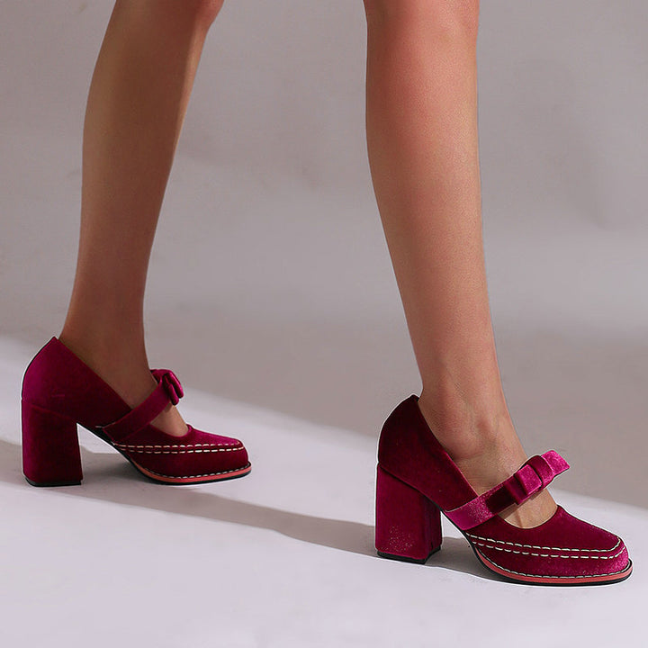 Clair Block Heels