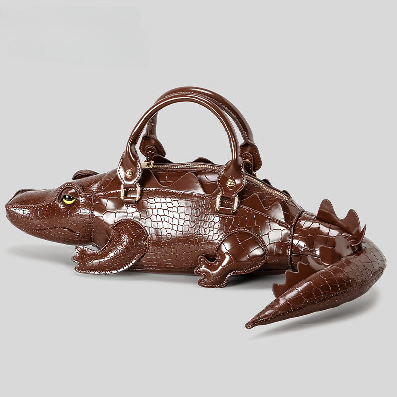 Rexa Crocodile Leather Bag