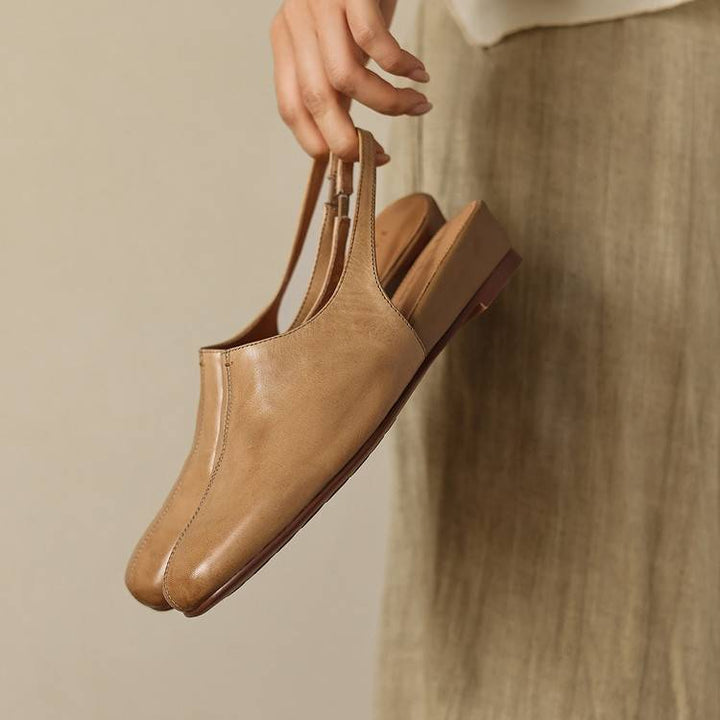 Svella Genuine Leather Slingbacks