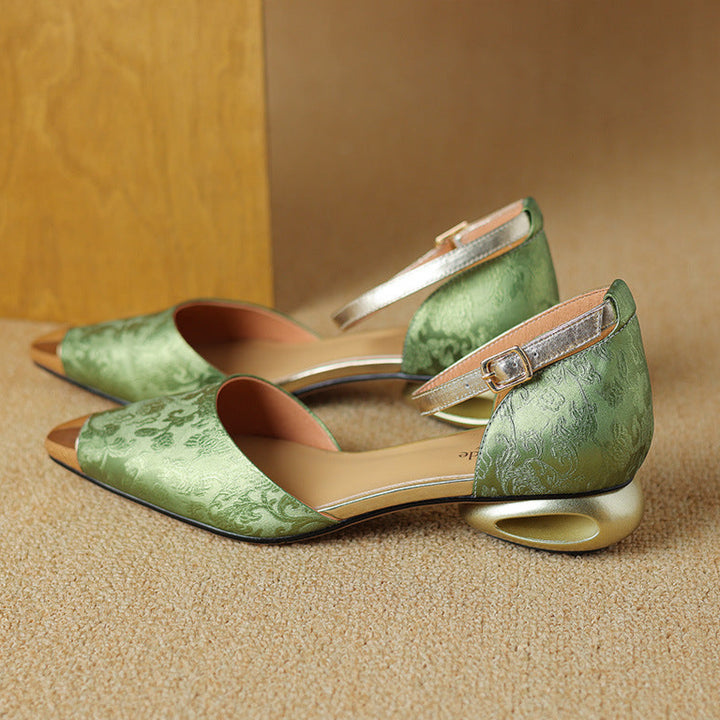 Alexia Genuine Leather Heels