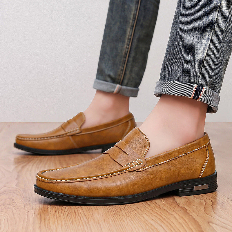 Alden Cowhide Leather Moc-Toe Loafers