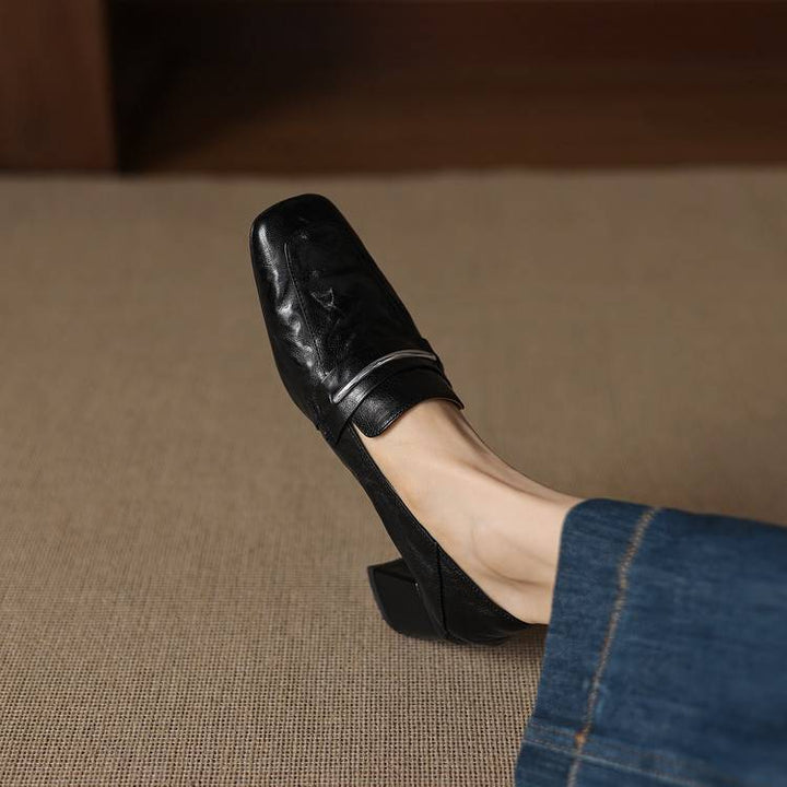 Zale Genuine Leather Heel