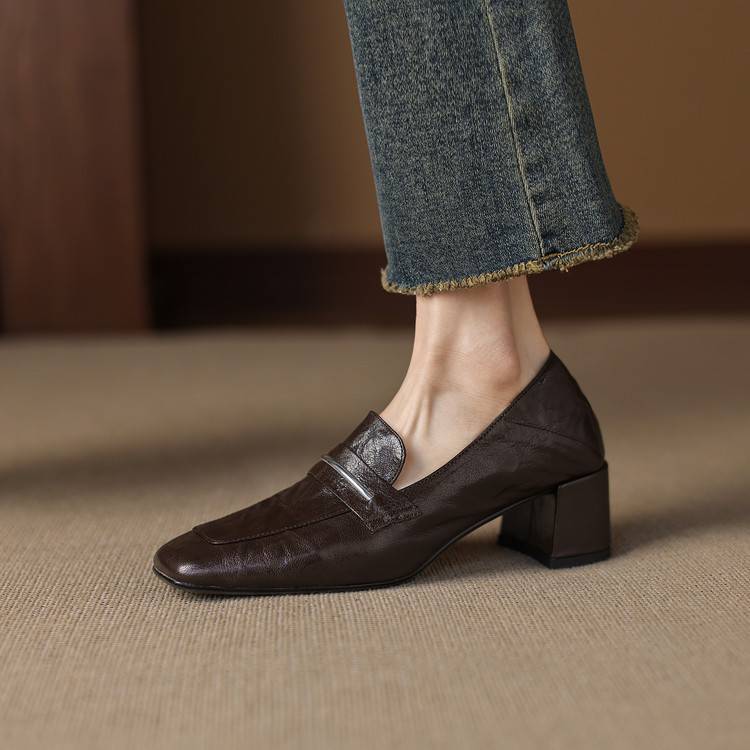 Zale Genuine Leather Heel