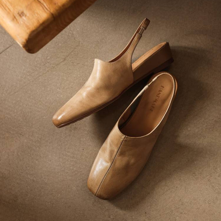 Svella Genuine Leather Slingbacks