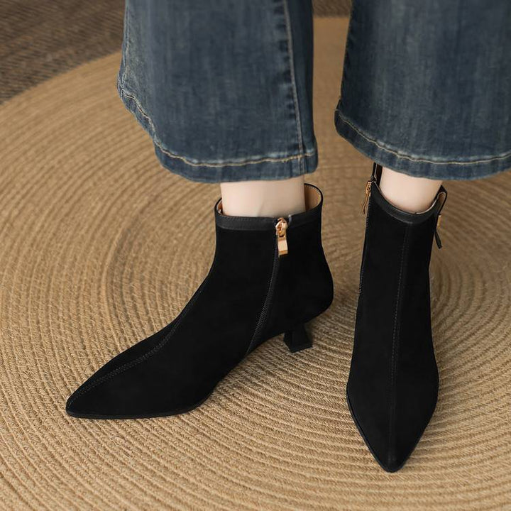 Noelle Genuine Suede Boots
