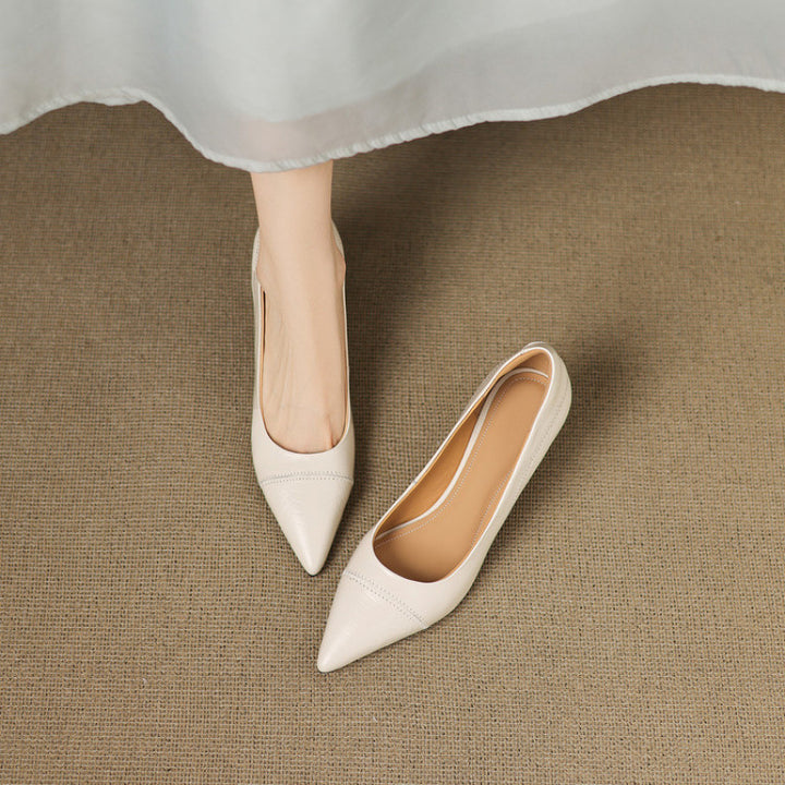 Elyra Genuine Leather Heels