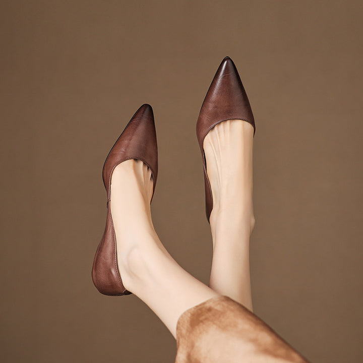 Irella Genuine Leather Flats