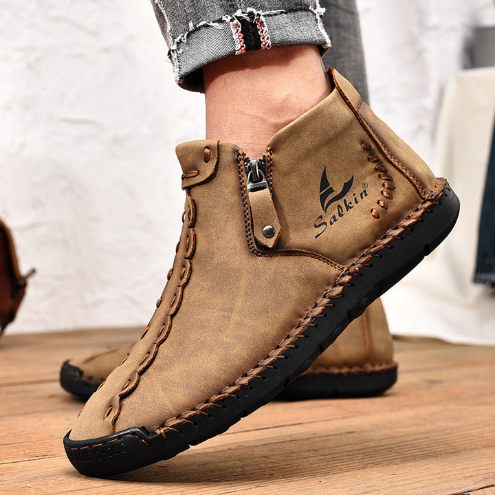 Ryder Premium Leather Ankle Shoes